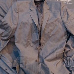 Zegna grey striped suit